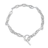 HERMÈS - a Chaine D'Ancre silver necklace.