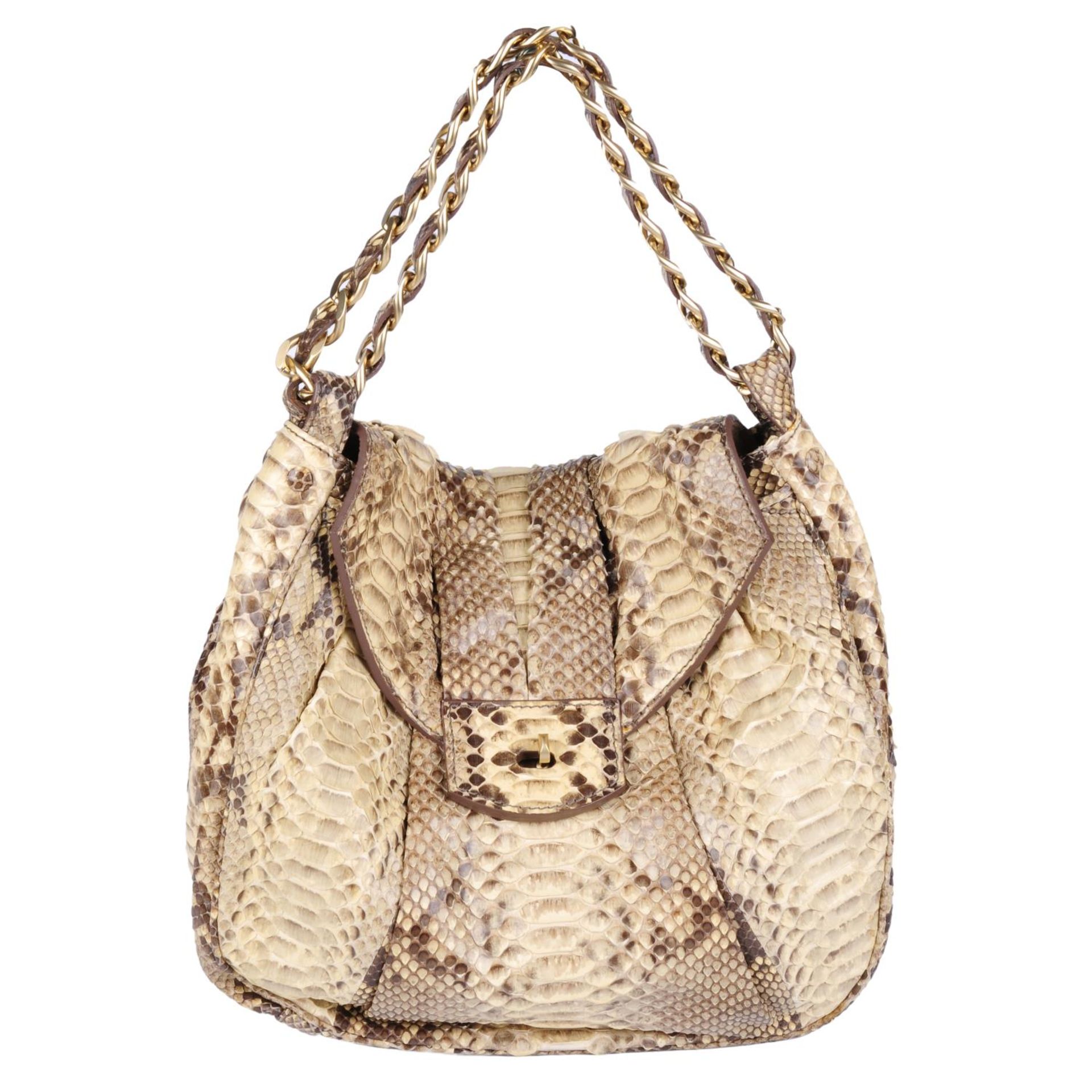ZAGLIANI - a python skin handbag.