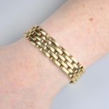 A 'Maillon Panthere' brick-link bracelet, by Cartier.