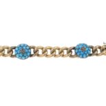 An early 20th century 15ct gold curb-link bracelet,