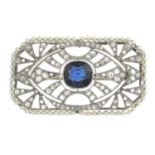 An early 20th century sapphire,