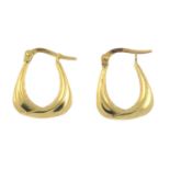 Thirteen pairs of earrings.Two pairs with hallmarks for 9ct gold,