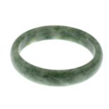 A jade bangle.Inner diameter 6.4cms.