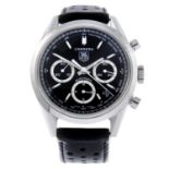 TAG HEUER - a limited edition gentleman's Carrera 'Jack Heuer' chronograph wrist watch.