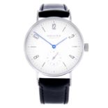 NOMOS - a gentleman's Tangente wrist watch.