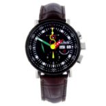 ALAIN SILBERSTEIN - a limited edition gentleman's Krono Bauhaus chronograph wrist watch.