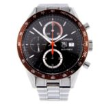 TAG HEUER - a gentleman's Carrera chronograph bracelet watch.