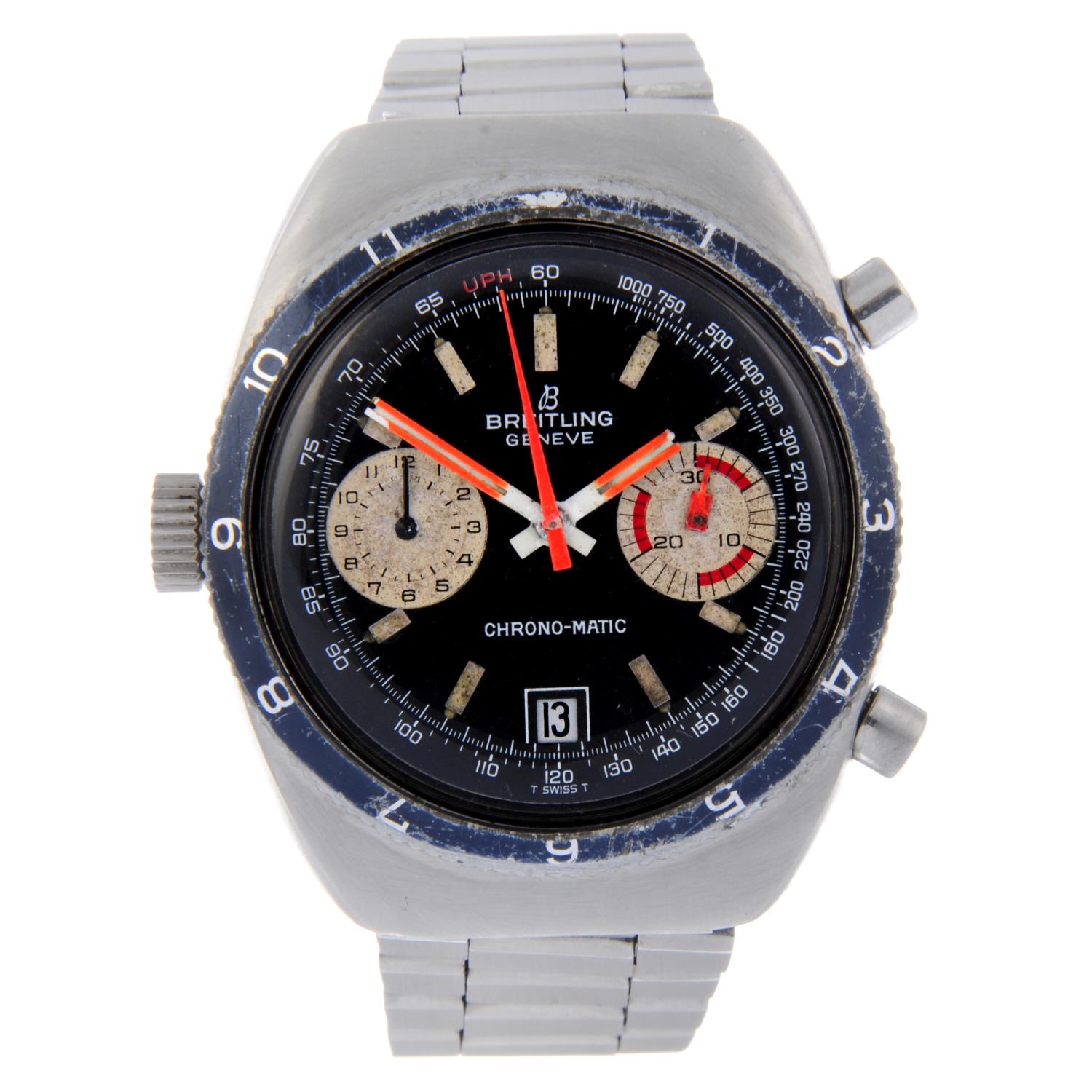 BREITLING - a gentleman's Chrono-Matic chronograph bracelet watch.