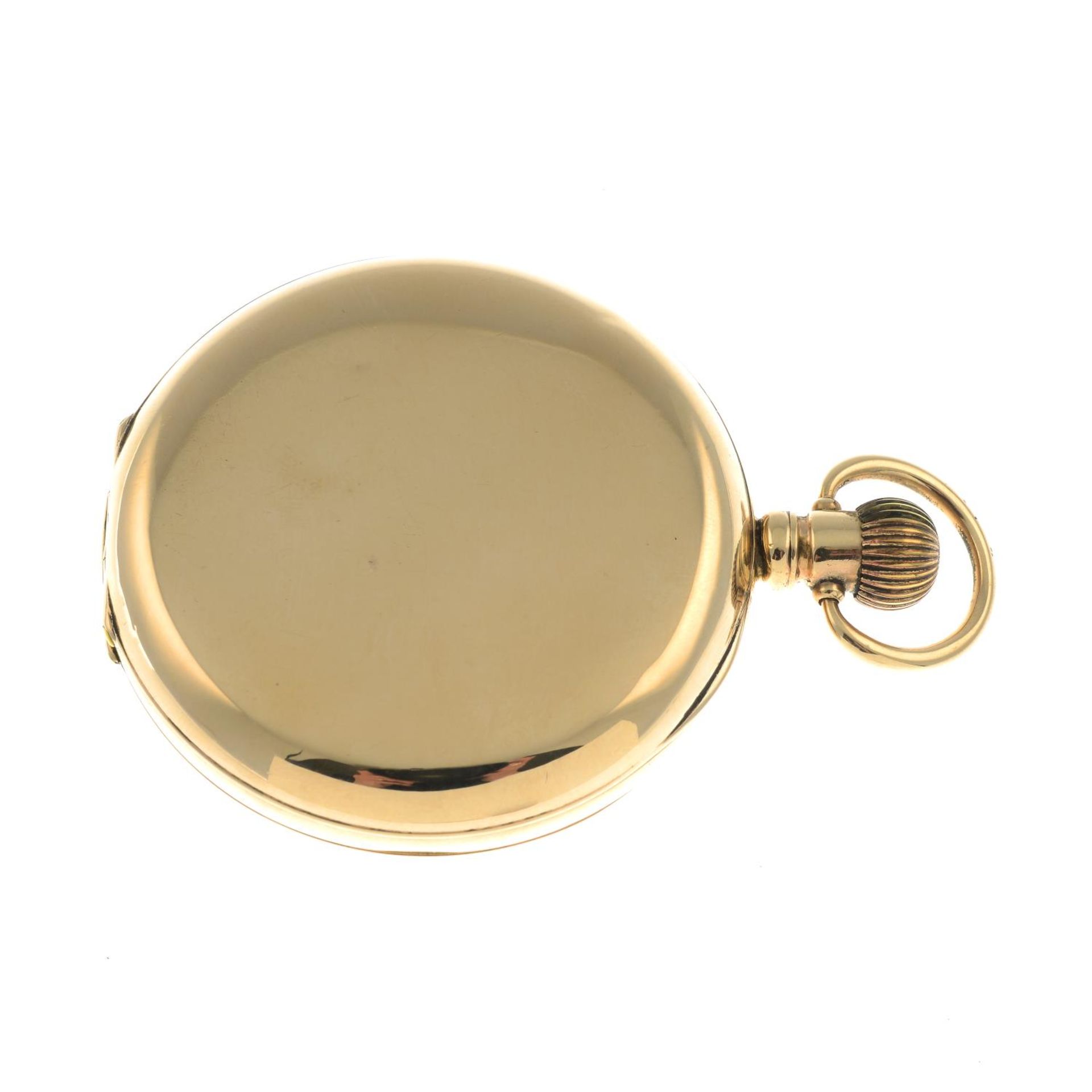 An early 20th century 9ct gold Waltham pocket watch. - Image 3 of 3