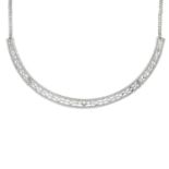 A brilliant-cut diamond necklace,
