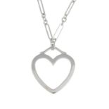 A heart pendant,