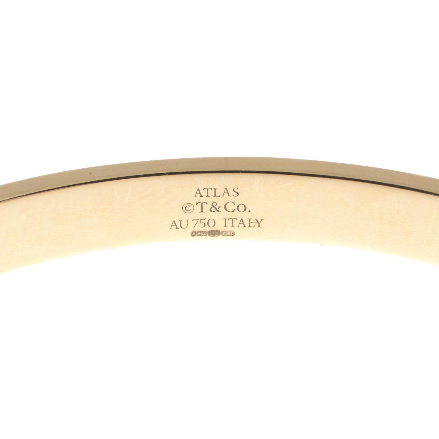 An 18ct gold diamond 'Atlas' bangle, by Tiffany & Co. - Image 2 of 4