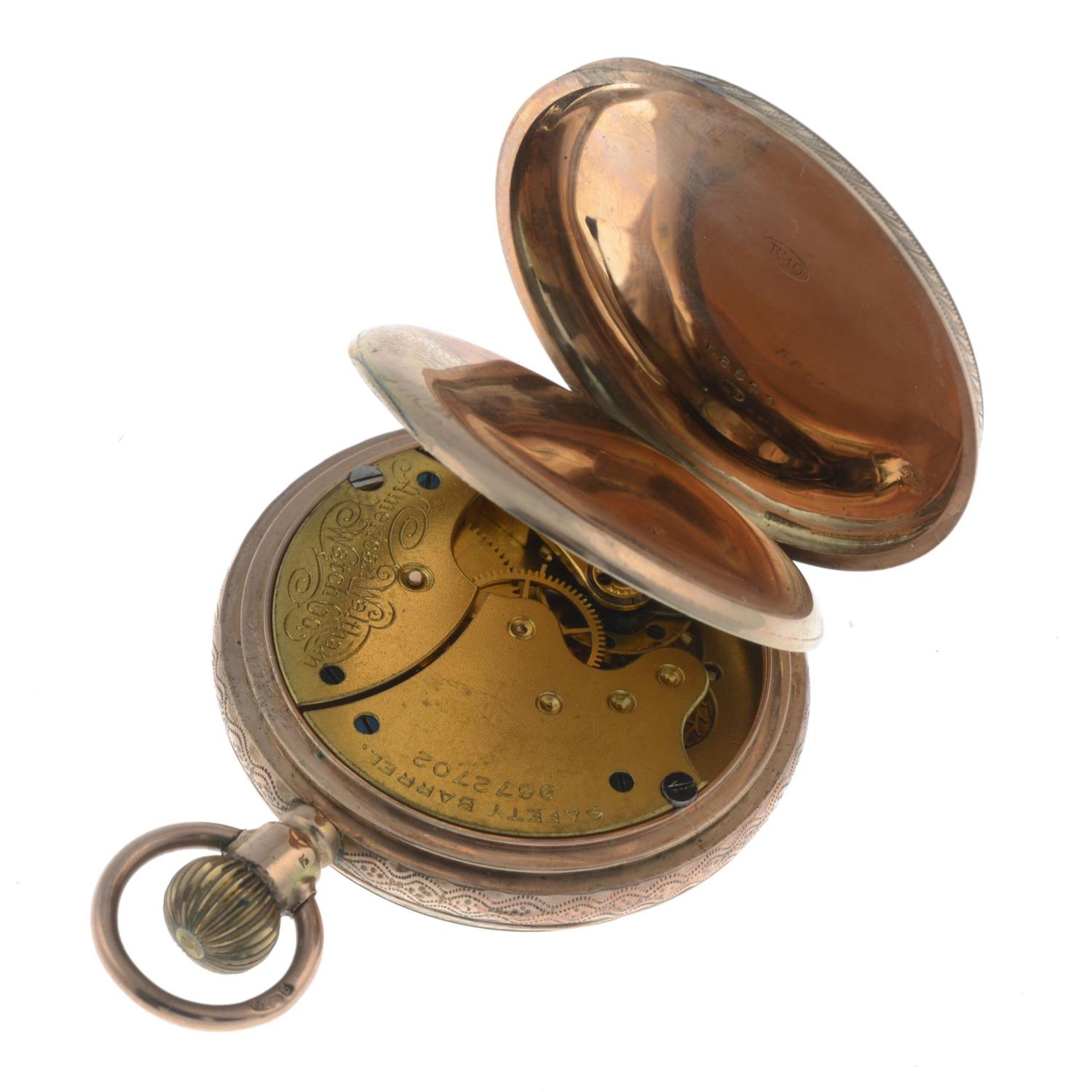 A pocket watch, by Waltham.Signed Waltham. - Bild 2 aus 2