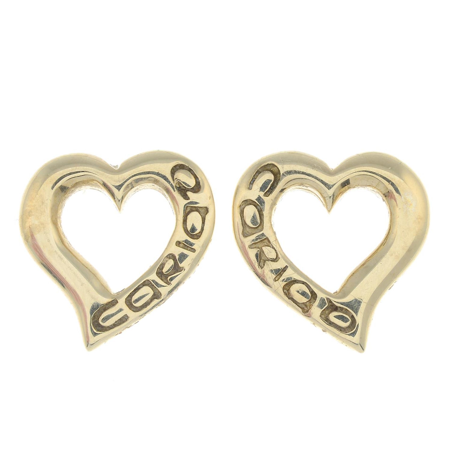 A set of 9ct gold 'Cariad' jewellery, by Clogau.
