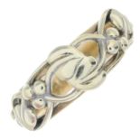 A 9ct gold 'Tree of Life Vine' bi-colour ring, by Clogau.Maker's marks for Clogau.