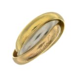 A 'Les Must De Cartier Trinity' ring, by Cartier.Signed Cartier, A9446D.
