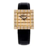 CHOPARD - a mid-size Ice Cube wrist watch.