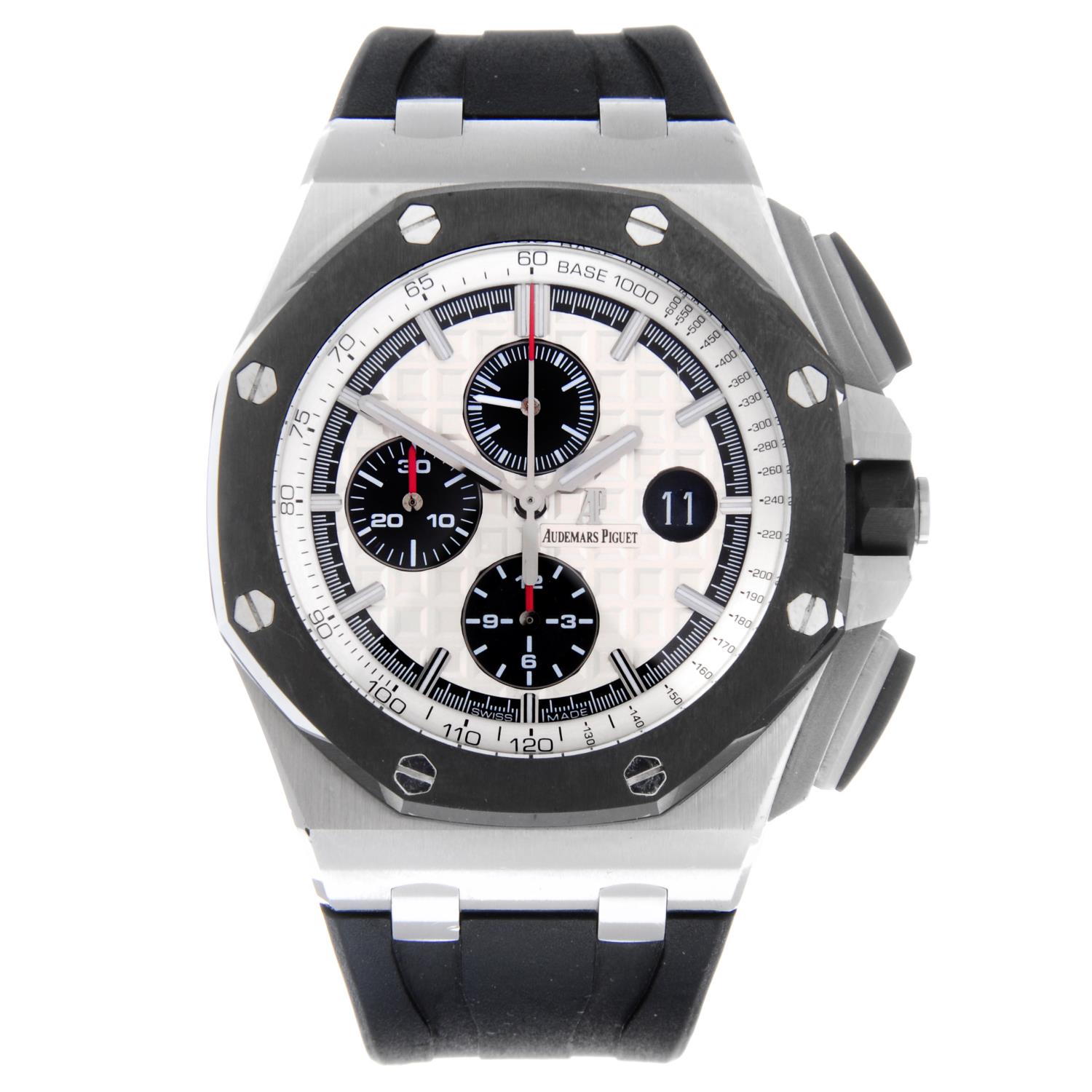 AUDEMARS PIGUET - a gentleman's Royal Oak Offshore chronograph wrist watch.