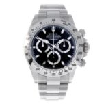 ROLEX - a gentleman's Oyster Perpetual Cosmograph Daytona chronograph bracelet watch.