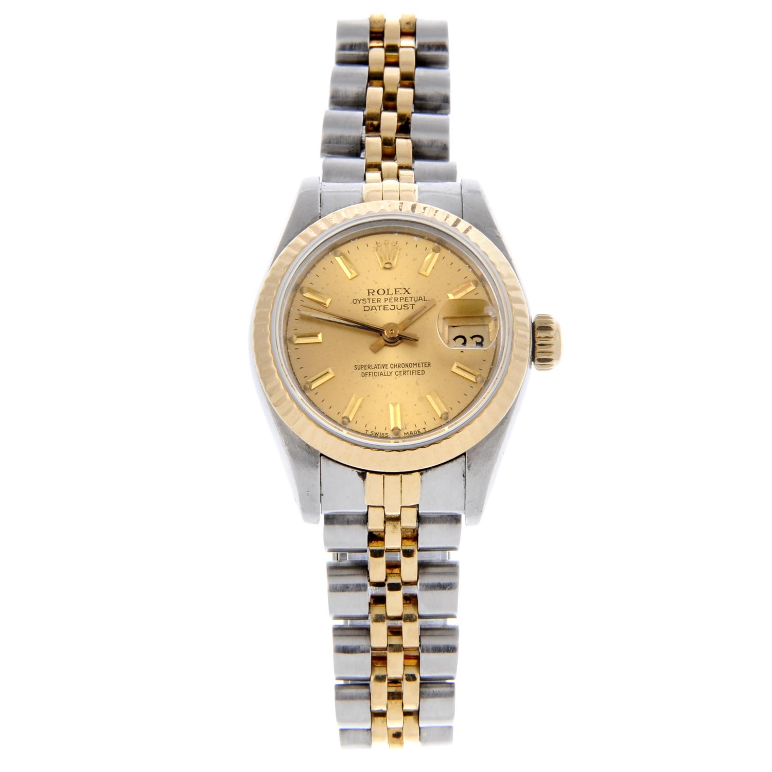 ROLEX - a lady's Oyster Perpetual bracelet watch.