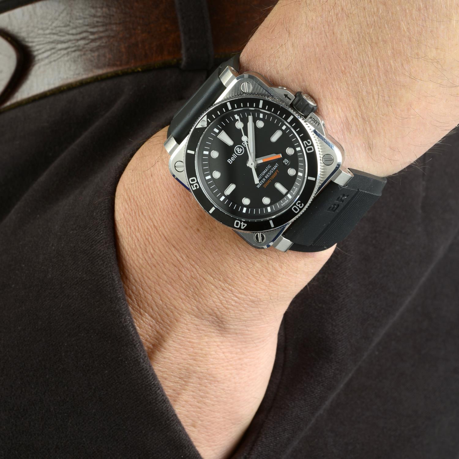 BELL & ROSS - a gentleman's BR03-92 Diver wrist watch. - Image 3 of 4