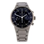 IWC - a gentleman's GST chronograph bracelet watch.