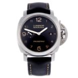 PANERAI - a gentleman's Luminor Marina wrist watch.