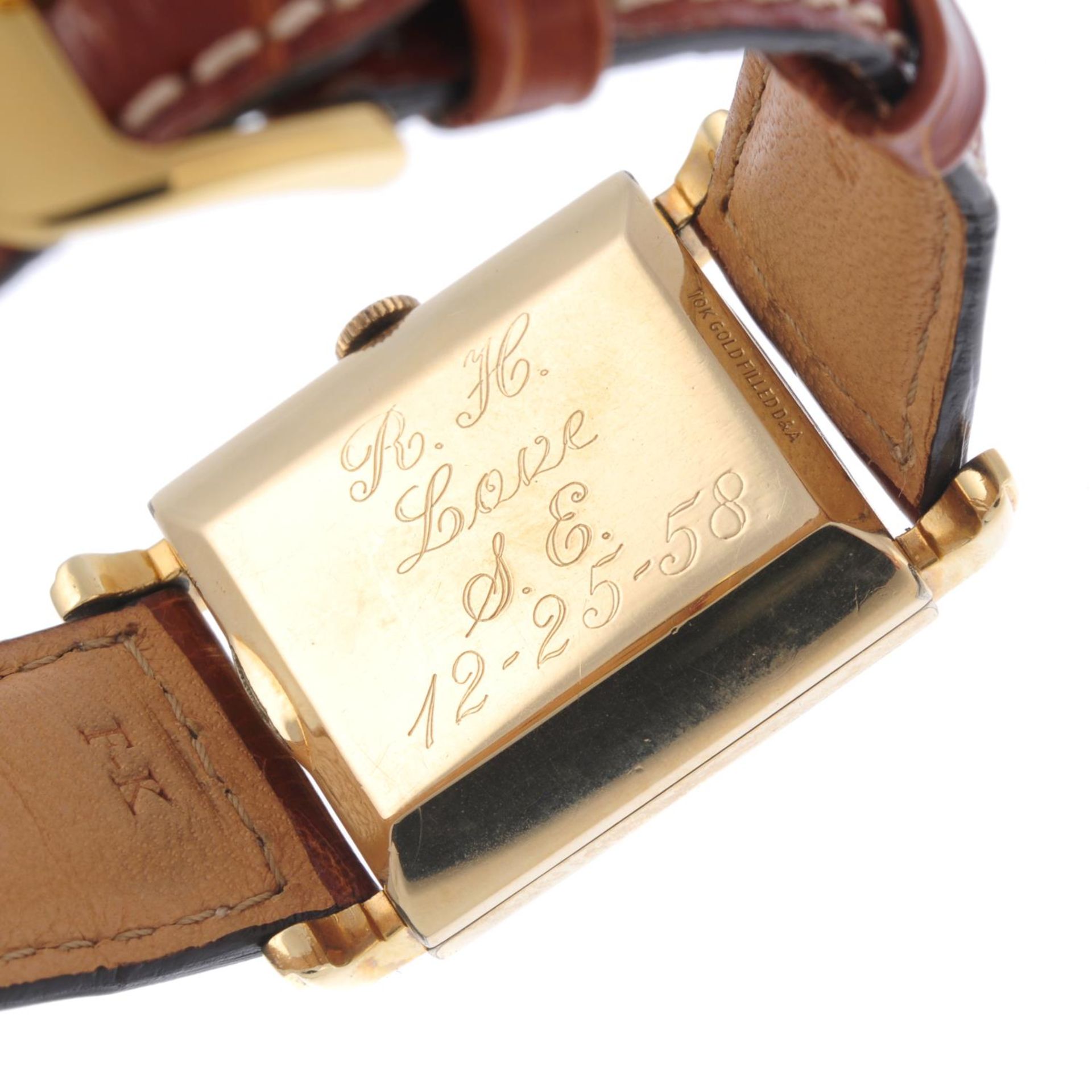 LECOULTRE - a gentleman's wrist watch. - Bild 2 aus 3