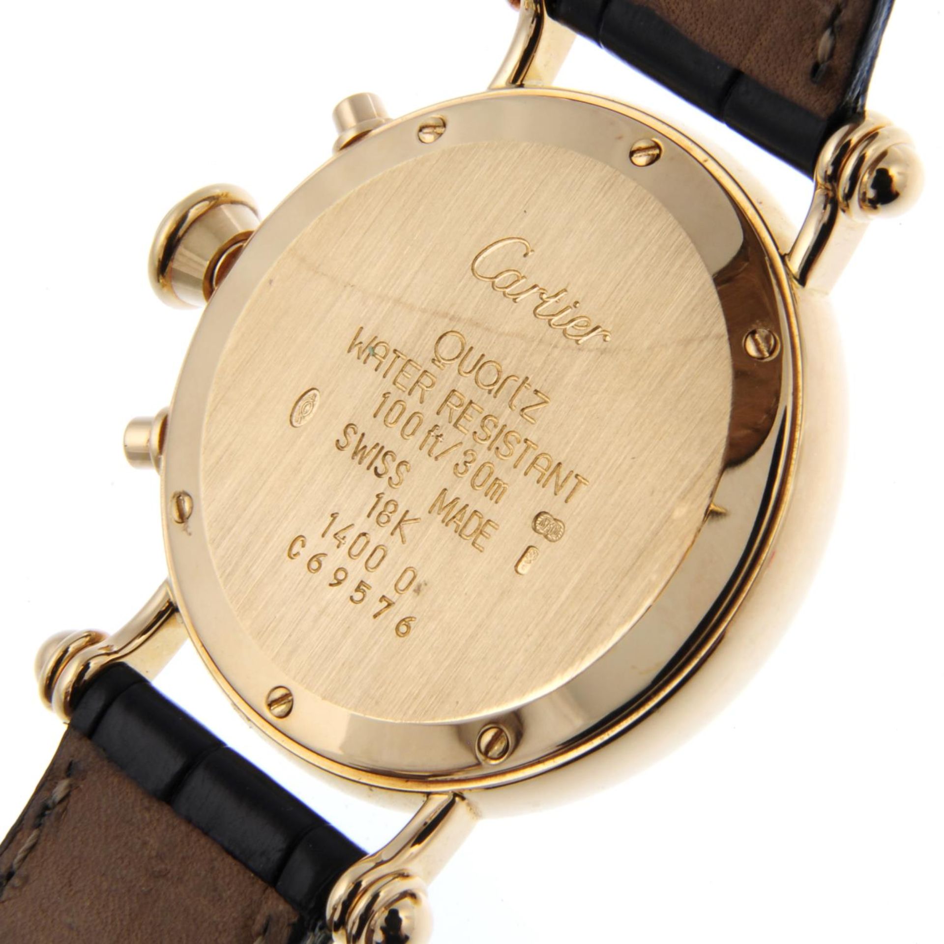 CARTIER - a mid-size Diabolo 150th Cartier Anniversary chronograph wrist watch. - Bild 2 aus 4