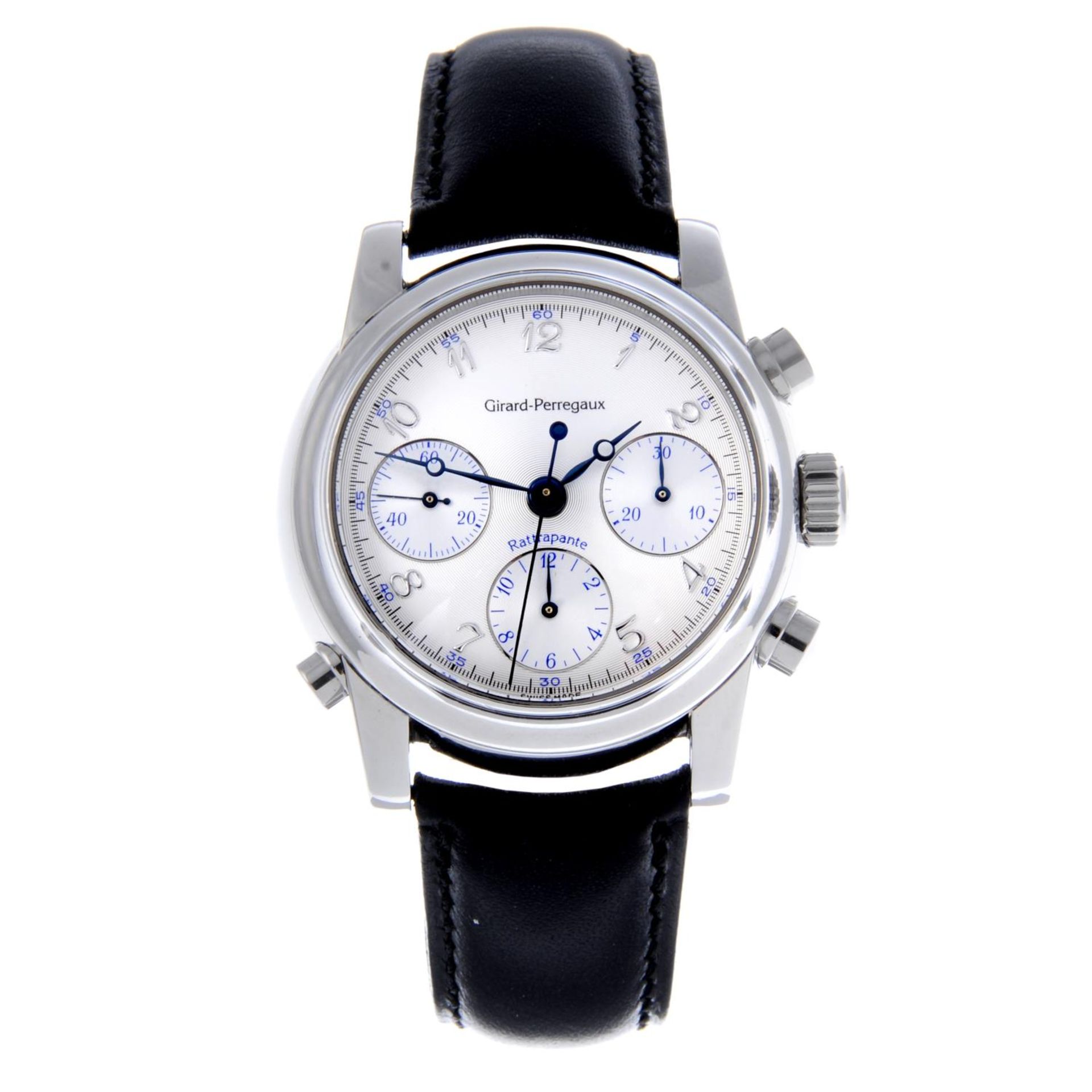 GIRARD-PERREGAUX - a gentleman's Chronographe Rattrapante chronograph wrist watch.