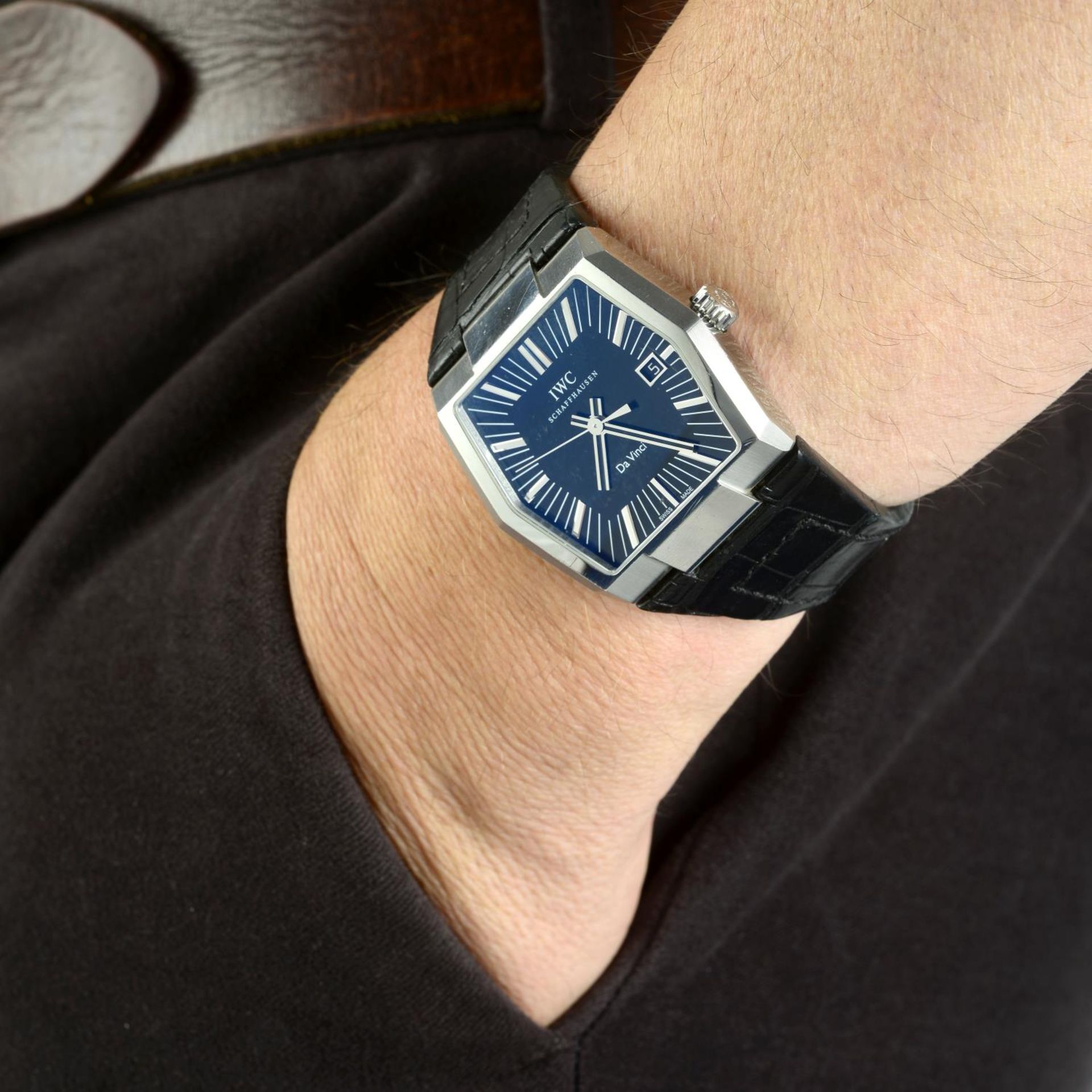 IWC - a gentleman's Da Vinci wrist watch. - Bild 3 aus 4