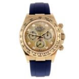 ROLEX - a gentleman's Oyster Perpetual Cosmograph Daytona chronograph wrist watch.