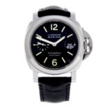 PANERAI - a gentleman's Luminor Marina wrist watch.