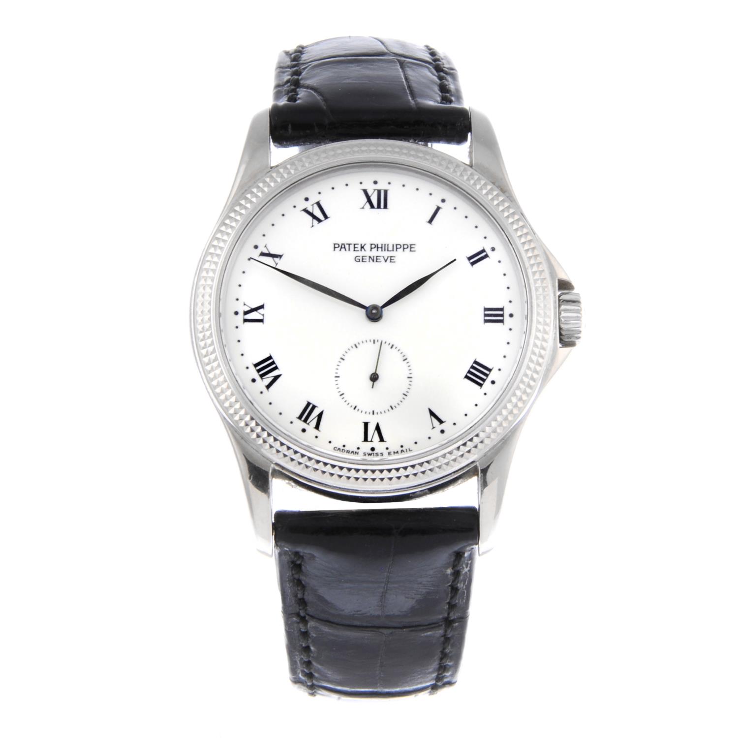 PATEK PHILIPPE - a gentleman's Calatrava wrist watch.