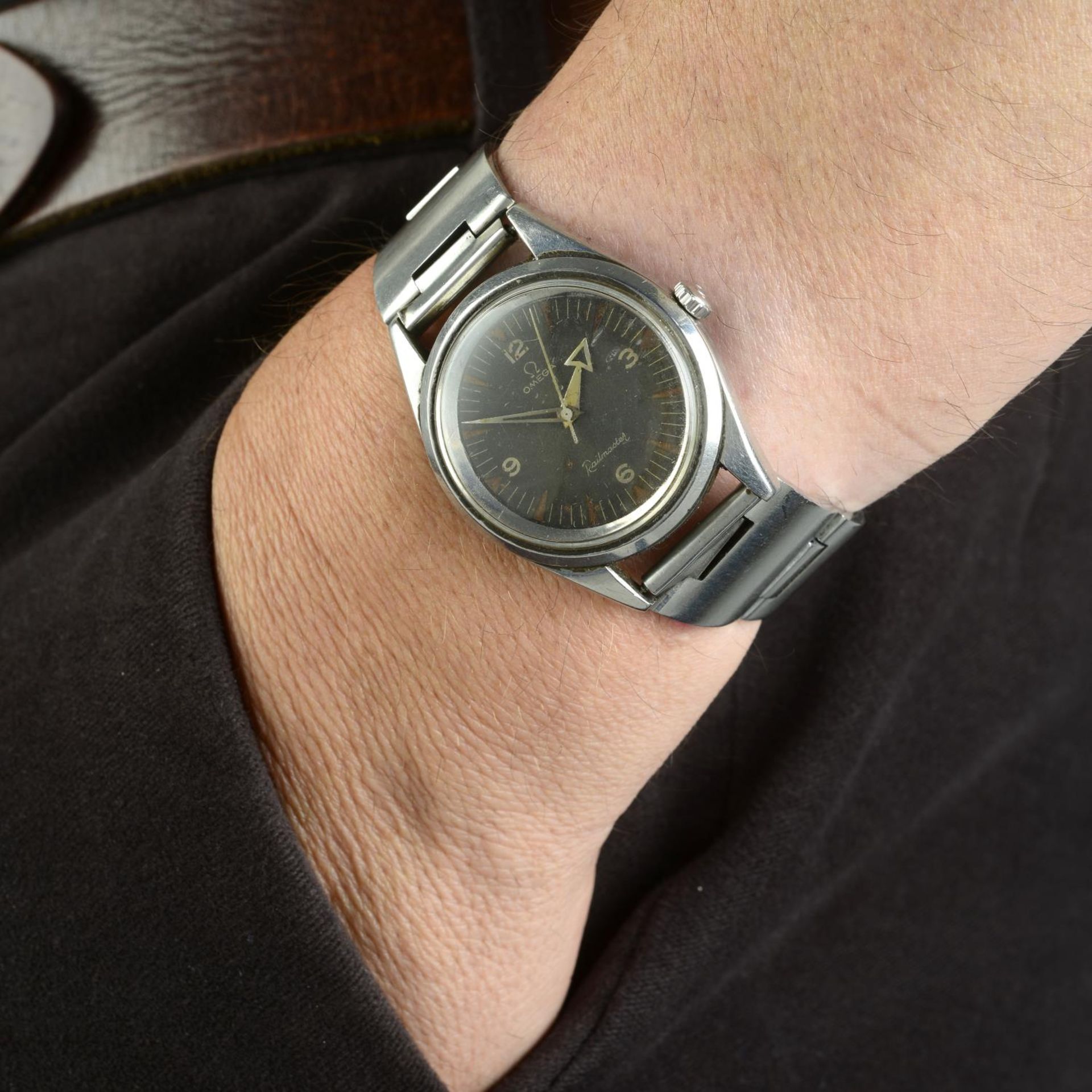 OMEGA - a gentleman's Railmaster bracelet watch. - Bild 3 aus 3