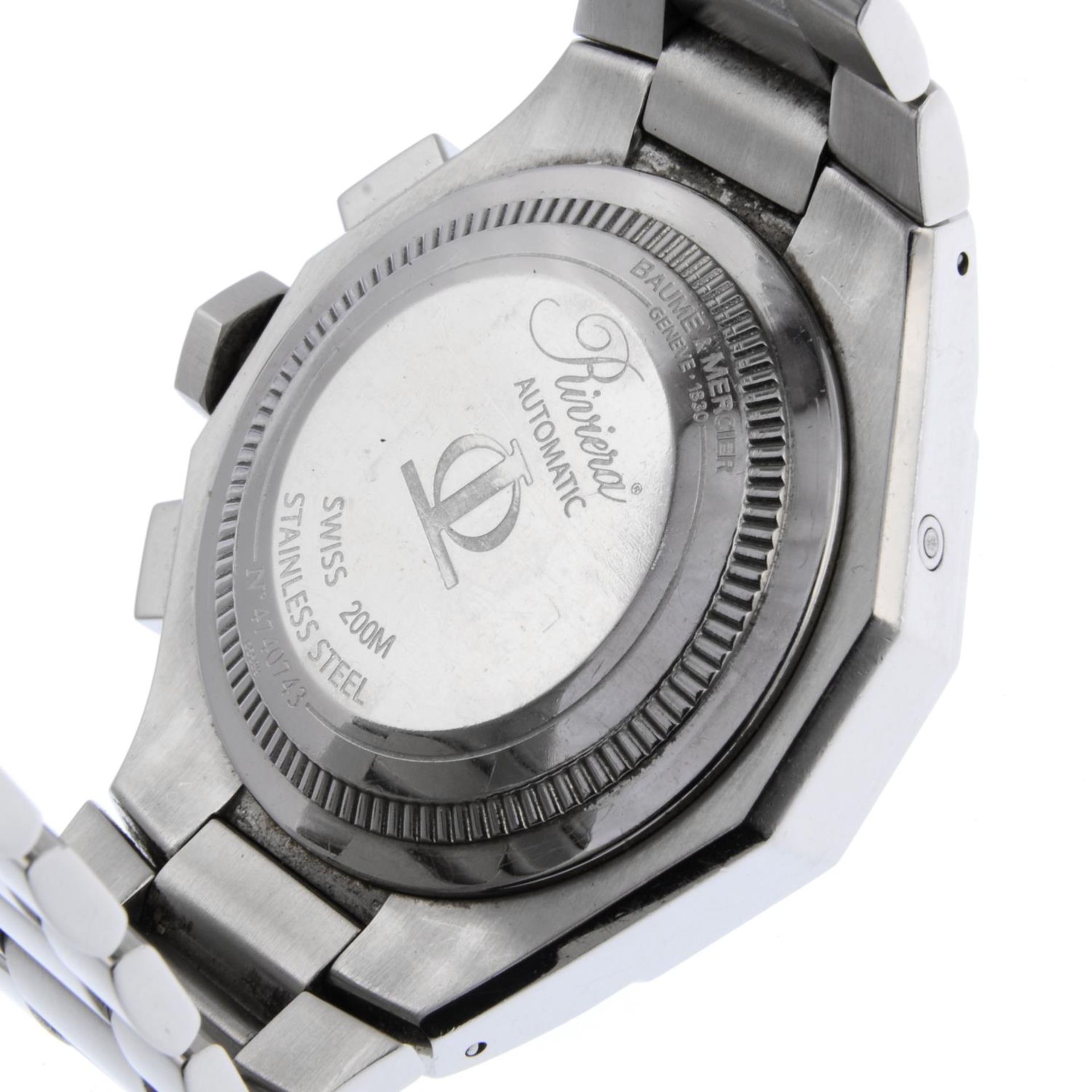 BAUME & MERCIER - a gentleman's Riviera chronograph bracelet watch. - Bild 2 aus 4