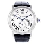 CARTIER - a gentleman's Rotonde de Cartier wrist watch.