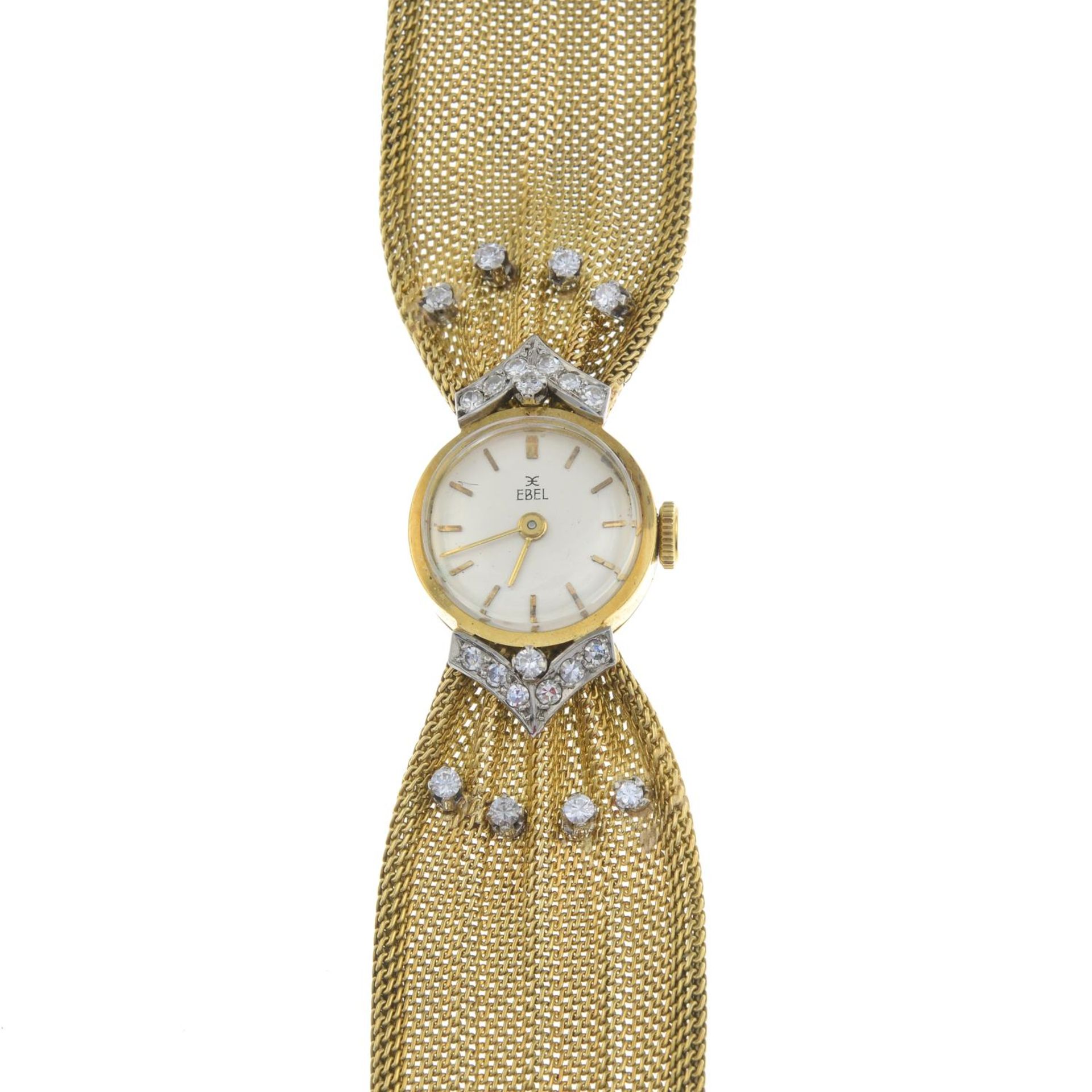 A lady's mid 20th century diamond cocktail watch, - Bild 2 aus 4