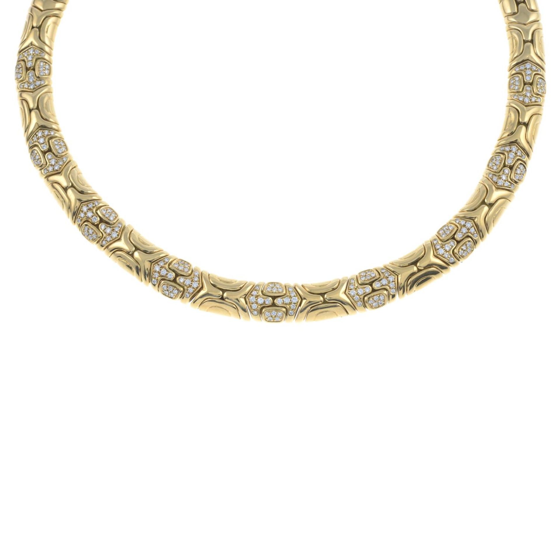 A diamond collar, - Bild 2 aus 5