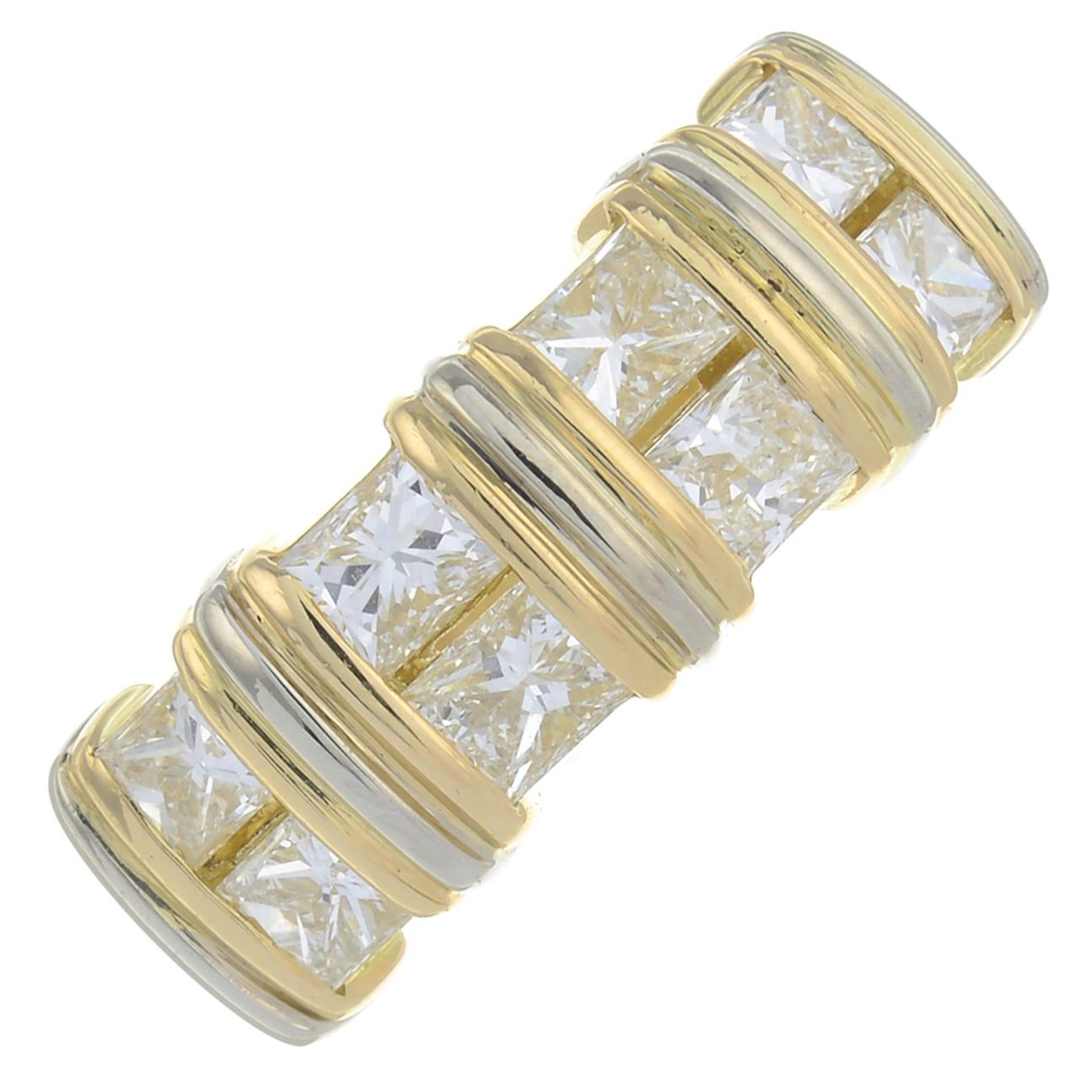 A square-shape diamond dress ring, - Bild 2 aus 5