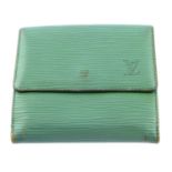 LOUIS VUITTON - an Epi leather compact wallet.