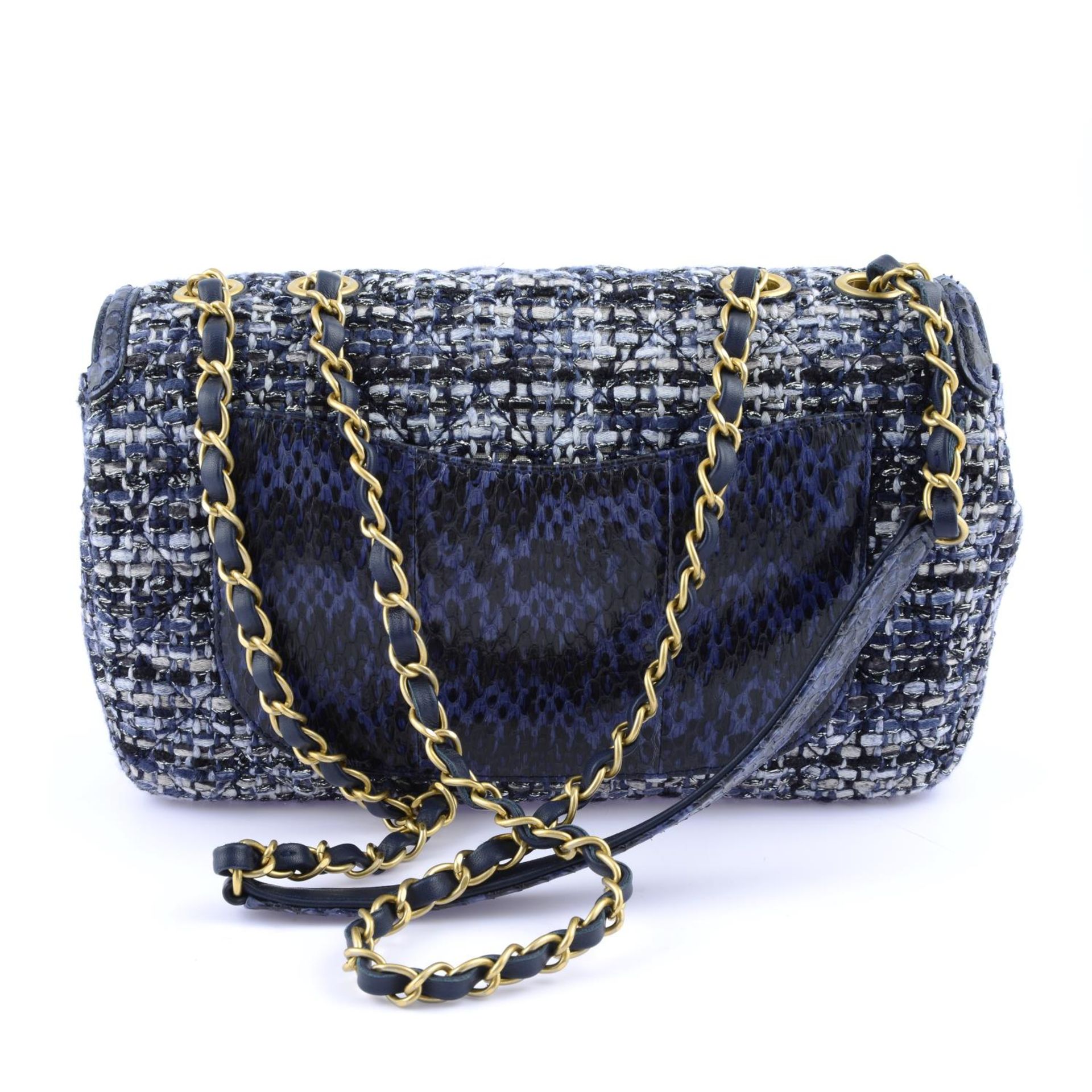 CHANEL - a Medium Quilted Tweed Filigree Flap handbag. - Bild 2 aus 4