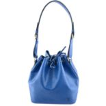 LOUIS VUITTON - a blue Epi Noe PM bucket handbag.