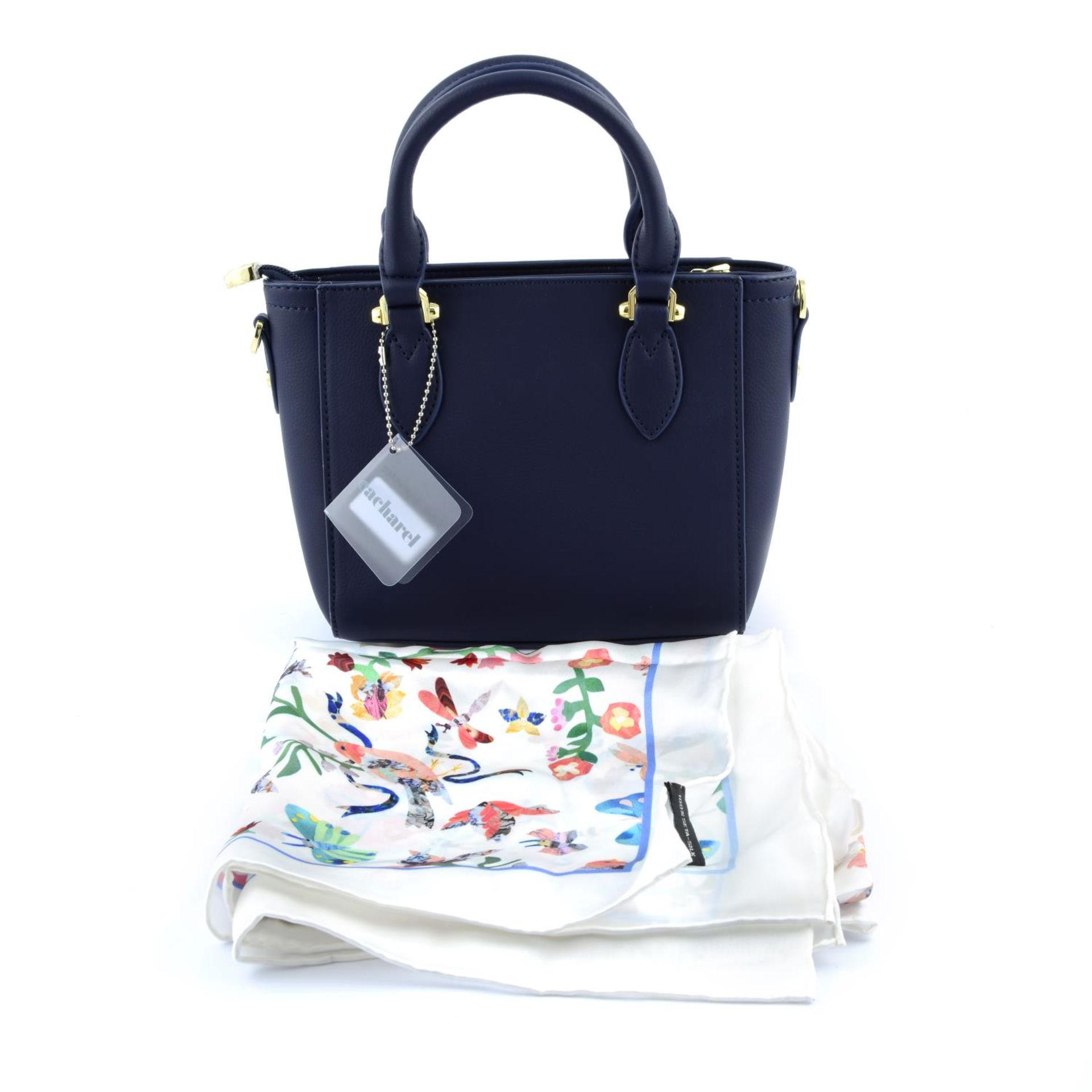 CACHAREL - a small Victoire handbag and silk scarf. - Image 2 of 5