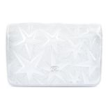 CHANEL - a Metallic Star Embossed Wallet On Chain 'WOC' handbag.