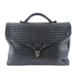 BOTTEGA VENETA - an Intrecciato briefcase.