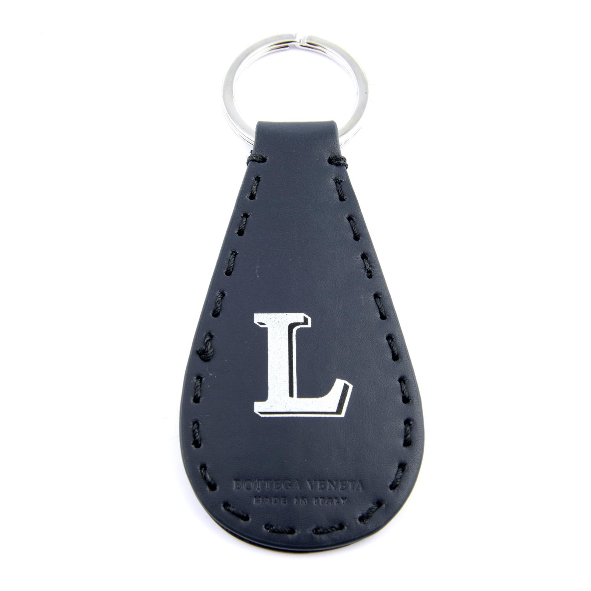 BOTTEGA VENETA - an Intrecciato leather keyring.