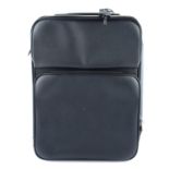 LOUIS VUITTON - an Ardoise Taiga Leather Pégase 55 Business rolling suitcase.