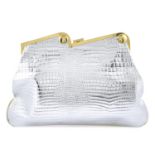 ROBERTO CAVALLI - a Just Cavalli oversized clutch.