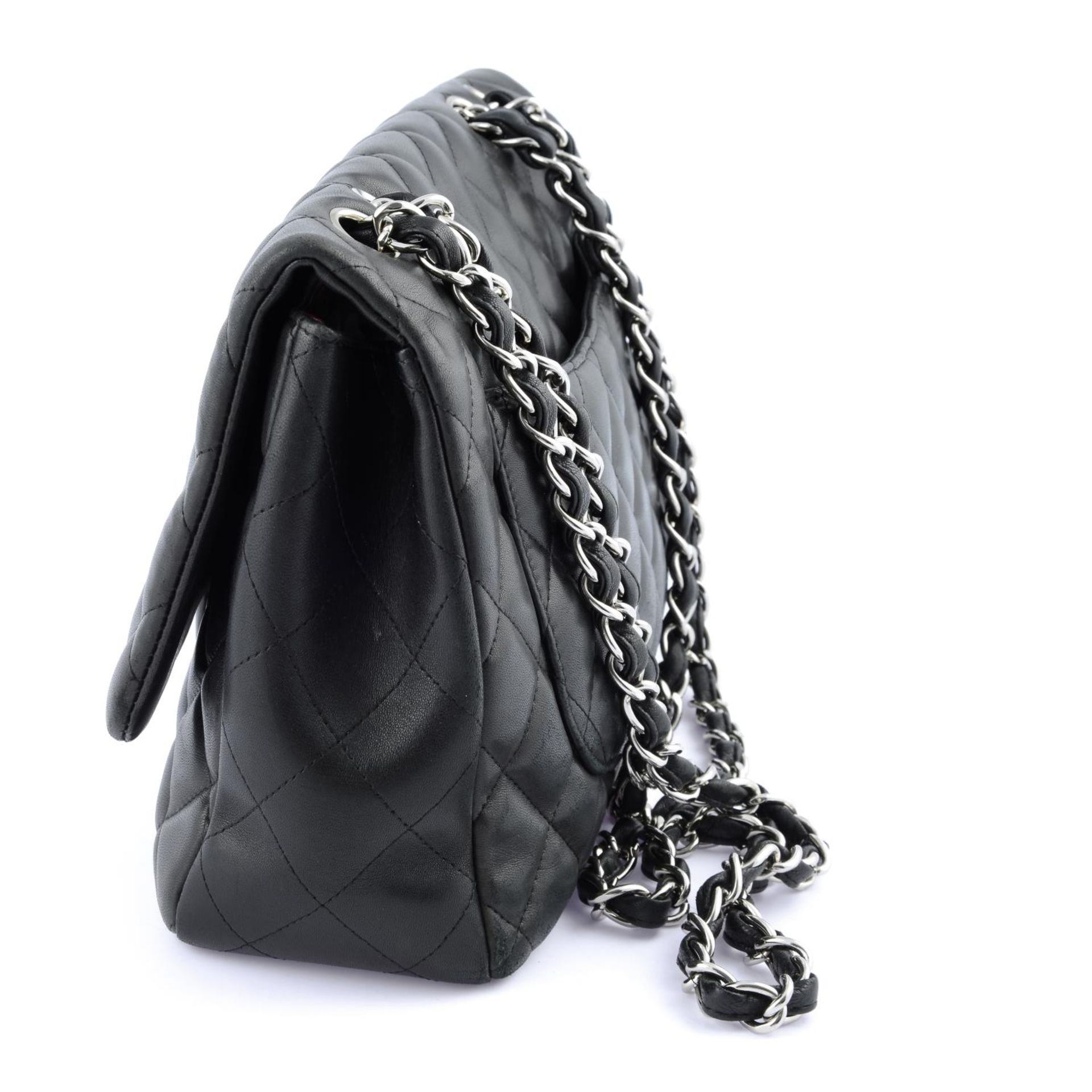 CHANEL - a Jumbo Classic Flap handbag. - Bild 3 aus 4